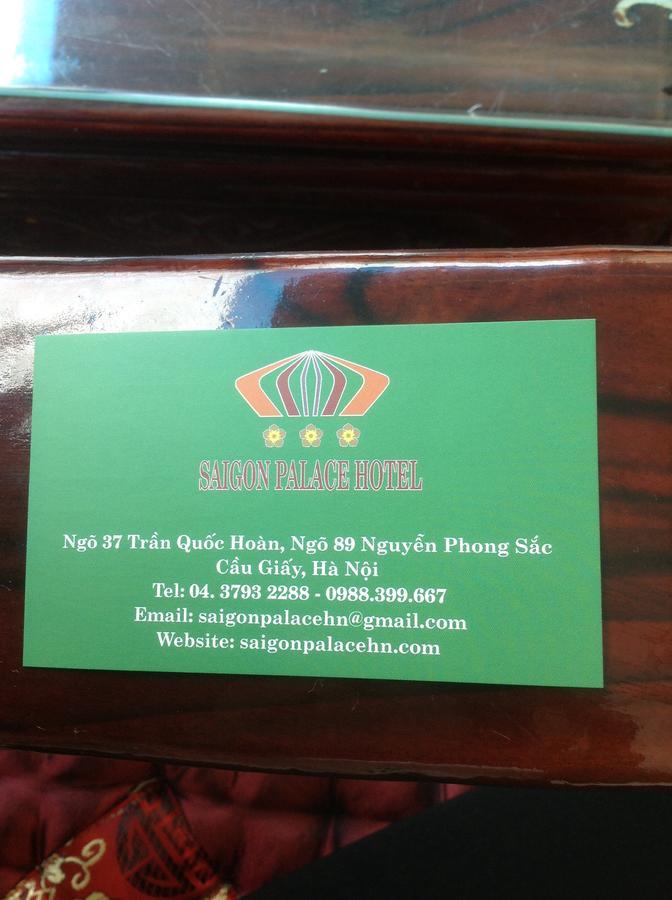 Hotel Saigon Palace Tran Quoc Hoan Hanoi Exterior foto